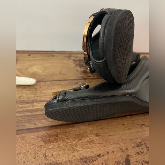 Tory Burch Black Amanda Peep Toe Pumps 8M - Picture 9 of 10